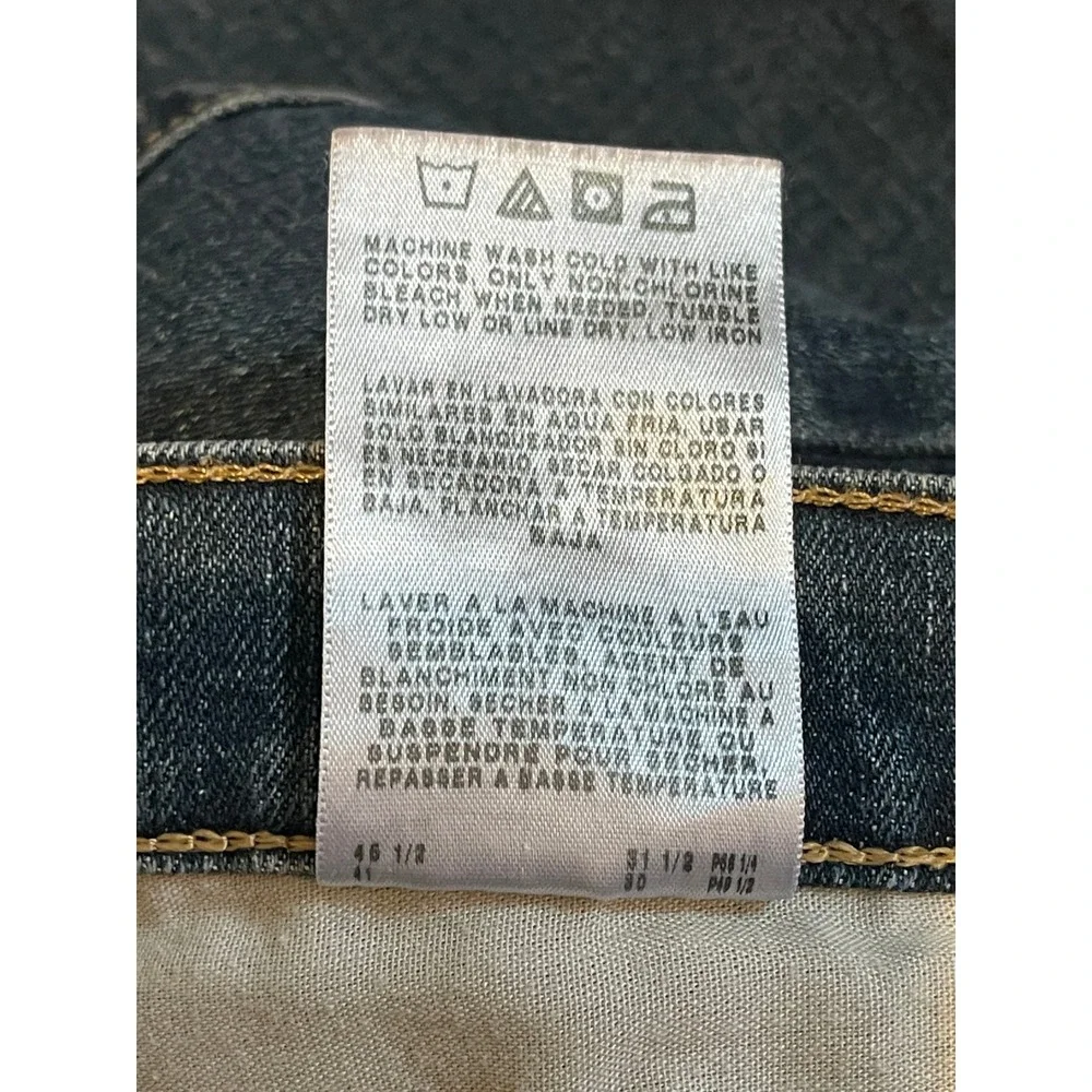 Wrangler Regular Fit Dark Wash Straight Leg Jeans Mens 40x30 Blue 10MGW25RI